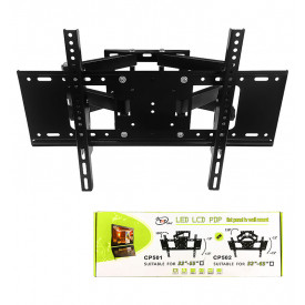 Cadru metalic ecran TV mobil, 50KG, Suport articulat perete CP-502, 2 x Brat flexibil, Stativ monitor televizor universal - Img 4