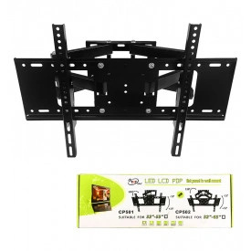 Cadru metalic ecran TV mobil, 50KG, Suport articulat perete CP-502, 2 x Brat flexibil, Stativ monitor televizor universal - Img 4