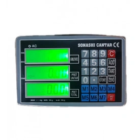 Cantar electronic cu platforma 80x60CM, 1500KG, Pe roti, Brat pliabil, Afisaj digital - Img 2