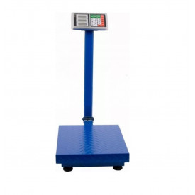 Cantar pentru marfa 50 g - 350 KG, Display iluminat, Acumulator, Platforma 40 x 50 CM - Img 1