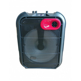 Difuzor de petrecere, Boxa activa tip troller 12", Lumini LED, Microfon Party Karaoke - Img 4
