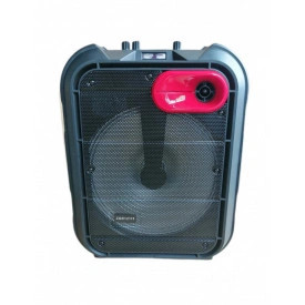 Difuzor de petrecere, Boxa activa tip troller 12", Lumini LED, Microfon Party Karaoke - Img 4