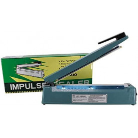 FS-200 Impulse sealer Carcasa metal, Aparat de birou pentru lipit sigilat pungi plastic prin topire