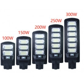 Lampa curte, gradina, alee - Panou solar - Telecomanda - 50 / 100 / 150 / 200 / 250 / 300W