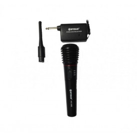 Microfon 2 in 1 (Pe fir/Wireless) WG-308E, Cu baterii, Comutator On-Off - Img 4