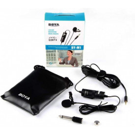Microfon Smartphone Videocall Zoom, Boya BY-M1, Lavaliera jack 3.5mm / 6.3mm - Img 3