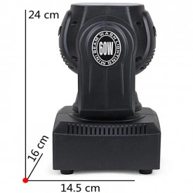 Moving head 40W RGBW LED Beam Spot Wash Halo Effect, Lumini evenimente petreceri - Img 4
