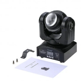 Moving head double beam, Proiector dublu (fata-verso) 40W x2, Robot rotativ lumini evenimente scena club DJ - Img 2