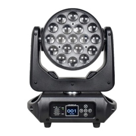 Moving Head WASH 18 x 10W becuri LED RGB FullColor, Proiector LED Scena Eveniment Club Party