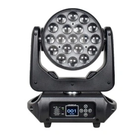 Moving Head WASH 18 x 10W becuri LED RGB FullColor, Proiector LED Scena Eveniment Club Party