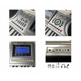 Orga electronica 61 clape TouchSensitive JL-168 + Geanta matlasata, USB, MIDI - Img 4