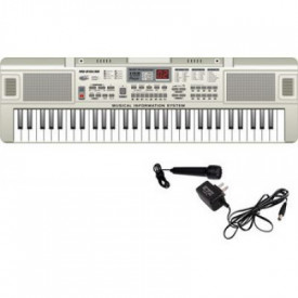 Orga electronica copii + Microfon karaoke + Casti Bluetooth, USB, 61 clape, 10 tonuri/ritmuri - Img 2