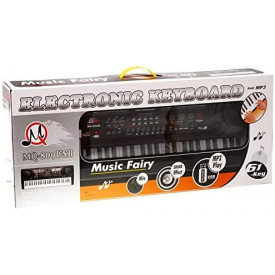 Orga electronica copii MQ-809 + Microfon karaoke, 61 clape 5 octave, USB, 80x30cm - Img 3