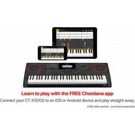 Orga electronica CT-X3000 CASIO, 61 clape Touch Response - Img 5