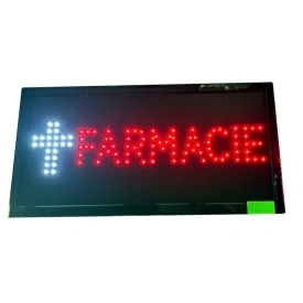 Panou semn luminos `FARMACIE` Reclama luminoasa LED, 50x20cm