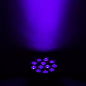 Par LED UV (ultraviolet black light) 12 x 1W, Lumina neagra scena club disco - Img 4