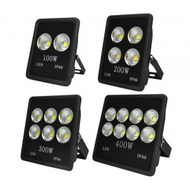 Proiector LED COB Puternic, Exterior IP66, Lumina 6400K, 100 Lm/W, 50W 100W 200W 300W 400W - Img 1