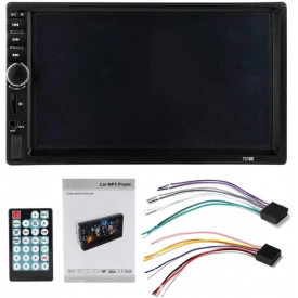 Radio Casetofon Auto (2DIN) 7" Bluetooth MP5 USB, TouchScreen, 7018B - Img 3