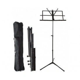 Stativ pentru caiet partitura + Husa transport, Reglabil 50-135CM, Suport partituri note muzicale pliabil