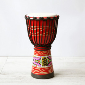 Toba percutie africana, Djembe Drum, diametru 20cm, inaltime 50cm