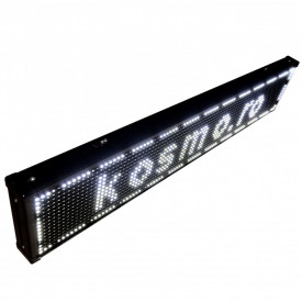 100x20 CM Exterior Reclama LED firma luminoasa text programabil (96x16 pixeli) - Img 4
