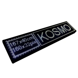 167x40 CM (160x32 pixeli LED P10) Caseta Firma Reclama Luminoasa, Programabila Aplicatie Wifi Telefon - Img 3