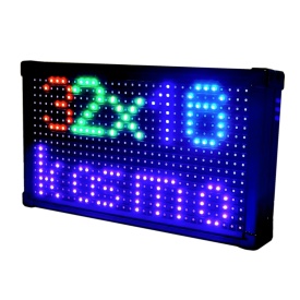 35x20 CM Afisaj LED P10 Programabil aplicatie telefon, Semn luminos firma, Reclama geam - Img 1