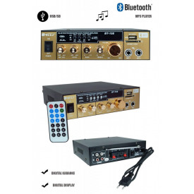 Amplificator boxe combina audio BT-158 30W, Bluetooth USB, Receiver Stereo, Statie karaoke, Radio - Img 3