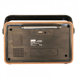 Aparat radio portabil tip RETRO, HR-506BT, Bluetooth, USB, microSD - Img 2