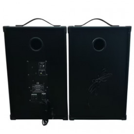 Boxe active 2307 amplificate 40W, 8ohmi, 2 intrari microfon, USB/SD - Img 2