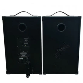 Boxe active 2307 amplificate 40W, 8ohmi, 2 intrari microfon, USB/SD - Img 2