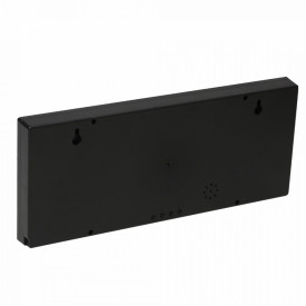 Ceas digital LED 36x15cm Albastru / Verde, Calendar, Temperatura, Secundar - Img 5