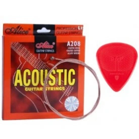 Chitara acustica grena 4/4 38" + 6 corzi metalice rezerva + Pana 0.71mm, Exersat Invatat Incepator - Img 6