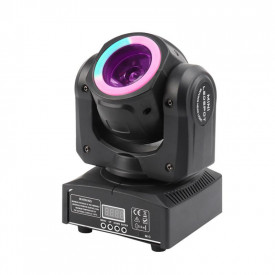 Moving head 40W RGBW LED Beam Spot Wash Halo Effect, Lumini evenimente petreceri - Img 5