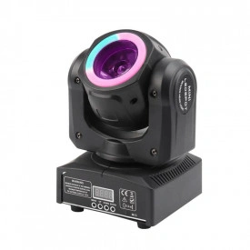 Moving head 40W RGBW LED Beam Spot Wash Halo Effect, Lumini evenimente petreceri - Img 5