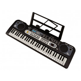 Orga electronica 5 octave + Casti wireless, Ideala pentru copii, 61 clape, Microfon karaoke, MQ-6119 - Img 5