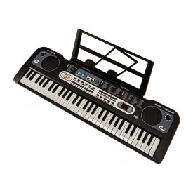 Orga electronica 5 octave + Casti wireless, Ideala pentru copii, 61 clape, Microfon karaoke, MQ-6119 - Img 5
