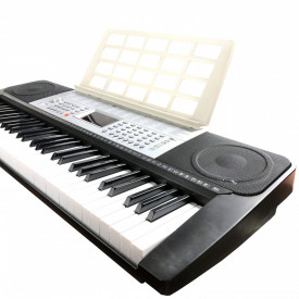 Orga electronica incepatori 61 clape + Stativ reglabil + Scaun pian + Microfon, USB, JL-639 - Img 2
