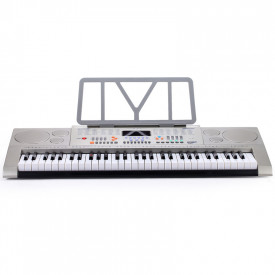 Orga electronica invatat 61 clape YM-823 + Stativ reglabil, USB, RCA, 100 ritmuri/tonuri - Img 6