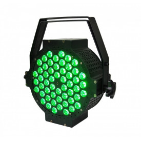PAR-LED 54 x 4W RGB, Carcasa aluminiu, Cooler, Proiector lumini scena DMX 512 - Img 1