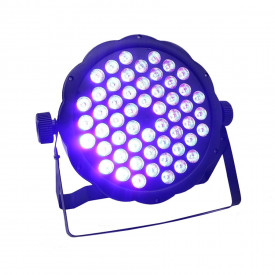 PAR-LED RGB 54x3W becuri FullColor, Proiector lumini disco scena club nunta petrecere arhitectural dj evenimente - Img 7