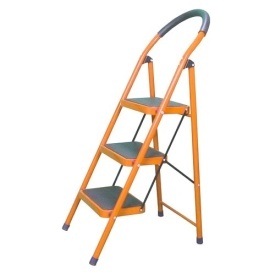 Scara otel cu 3 trepte late platforma 35x25 cm, Inaltime de la podea: 75 cm, max 125 kg