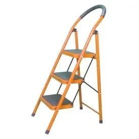 Scara otel cu 3 trepte late platforma 35x25 cm, Inaltime de la podea: 75 cm, max 125 kg