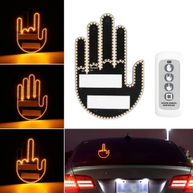 Semn luminos LED pentru luneta autoturism masina, 3 moduri, Telecomanda - Img 3