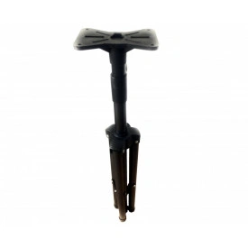 Suport Boxa 90 - 180 CM cu flansa detasabila, max 20KG, Stativ difuzor Teava Ø35mm, Trepied antena Negru - Img 4