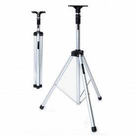 Suport Boxa Trepied Ajustabil 100 - 190 CM, Argintiu, Stativ difuzor max 40kg / antena, fbt, photobooth, etc - Img 1