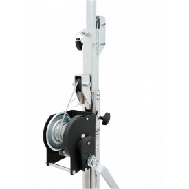 Suport trepied macara traversa schela lumini 175 - 400CM 85KG, Stativ cu manivela + Teu cu 2 catuse - Img 4