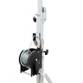 Suport trepied macara traversa schela lumini 175 - 400CM 85KG, Stativ cu manivela + Teu cu 2 catuse - Img 4