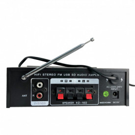 Amplificator stereo 20W + Microfon, Statie boxe pasive mici si medii - Img 3