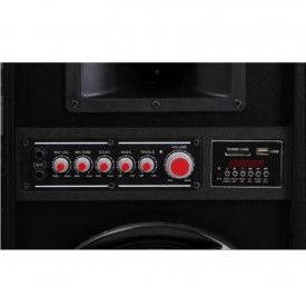 Boxe active 2307 amplificate 40W, 8ohmi, 2 intrari microfon, USB/SD - Img 3
